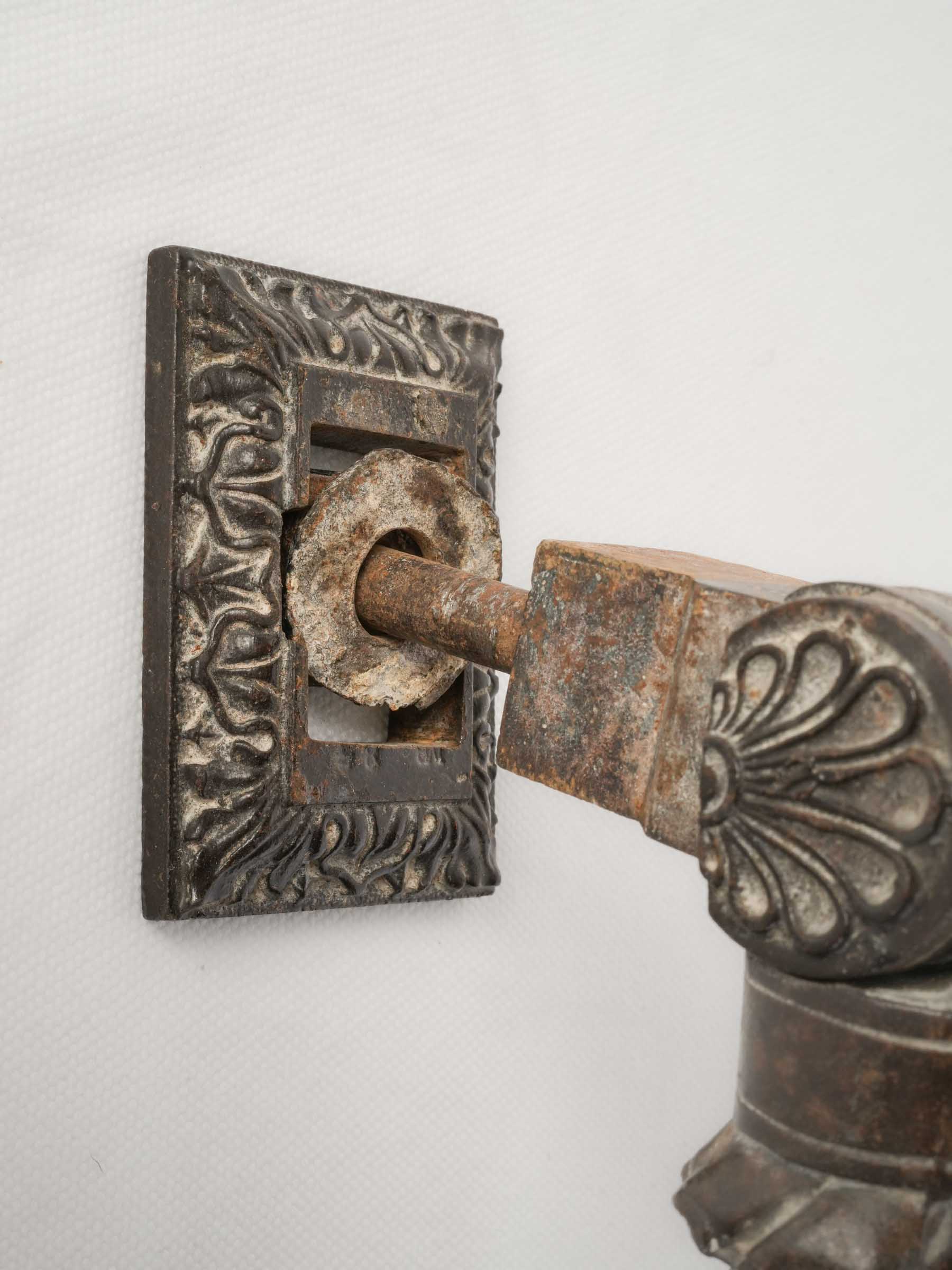 Historical ornate French hand knocker