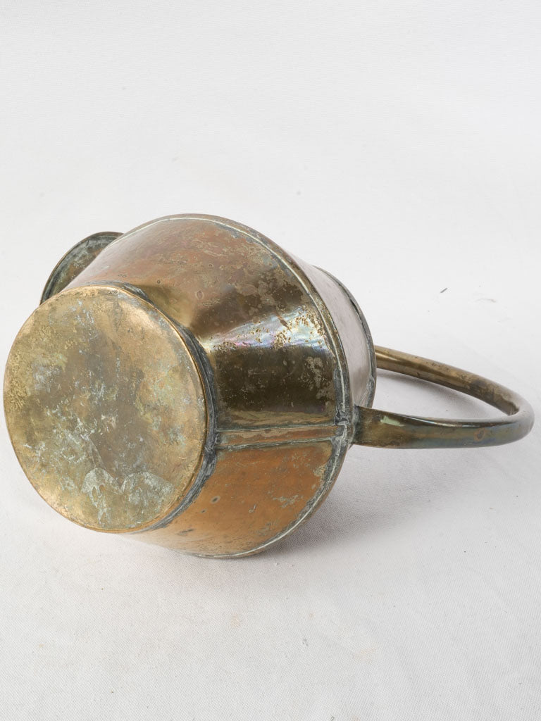 Repurposed planter copper accent