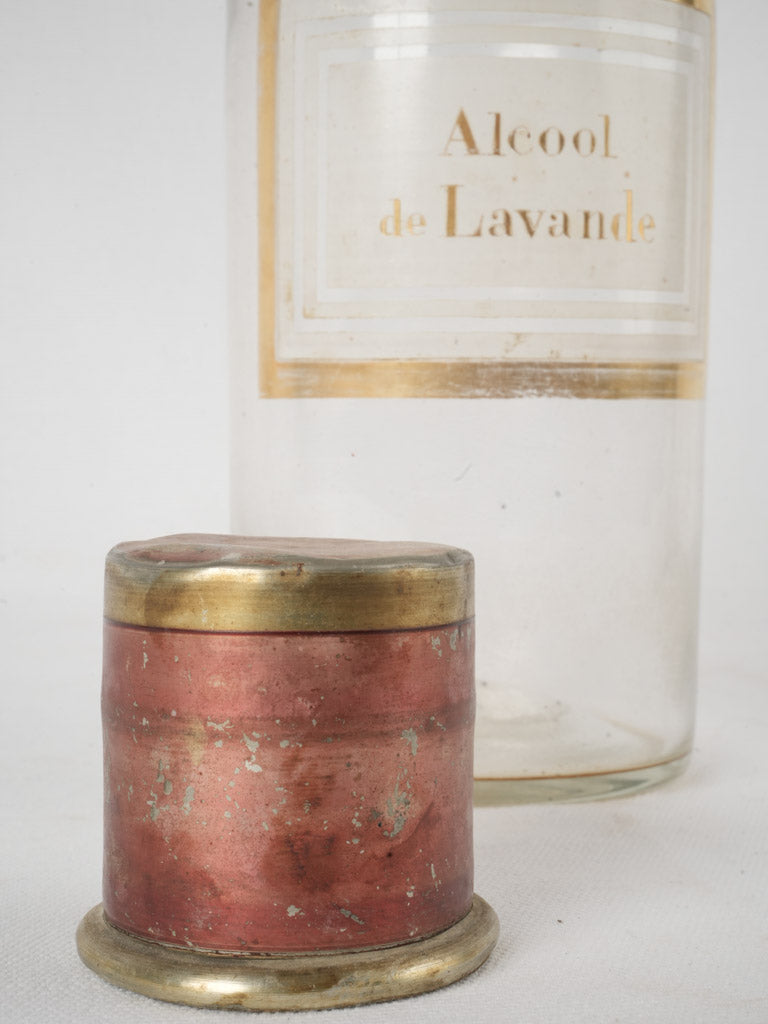 Historical decorative apothecary container