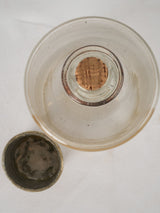 Relic-style clear glass medical jar