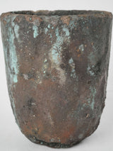 Phosphorus-like patina antique pots
