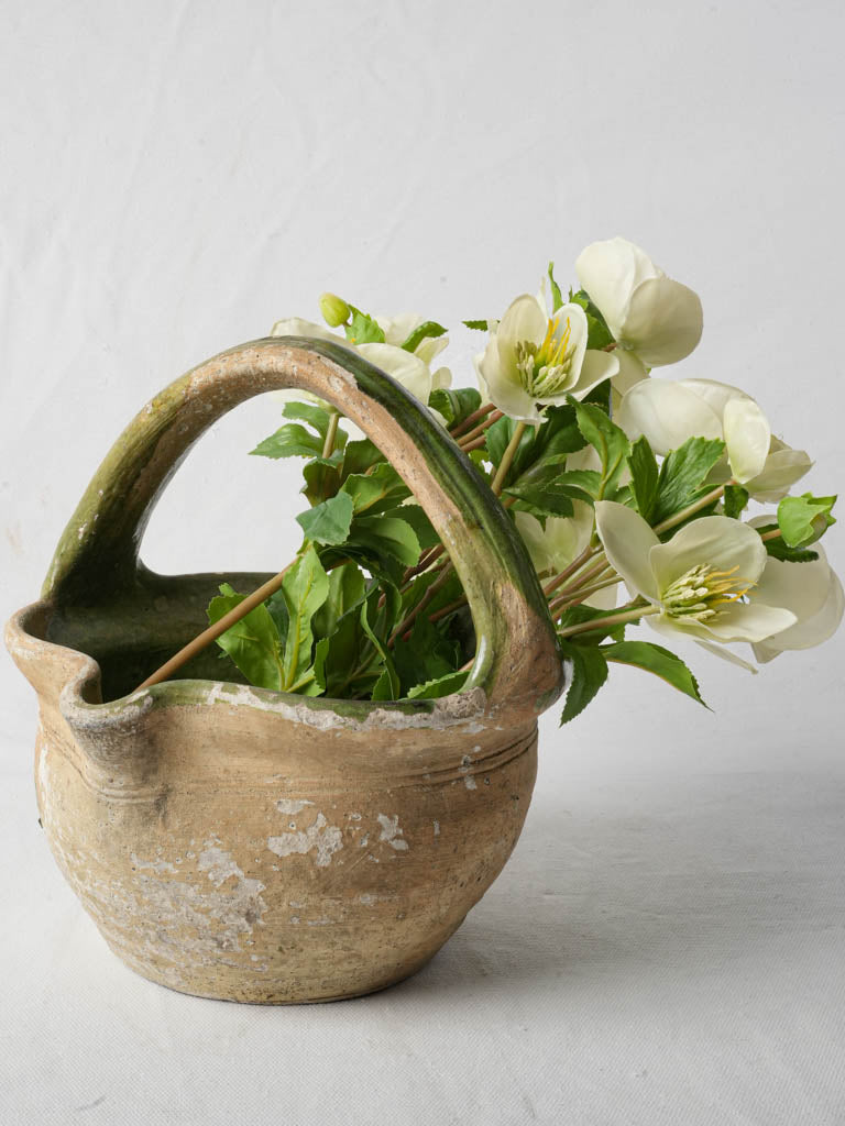 Charming antique goat-milking vessel