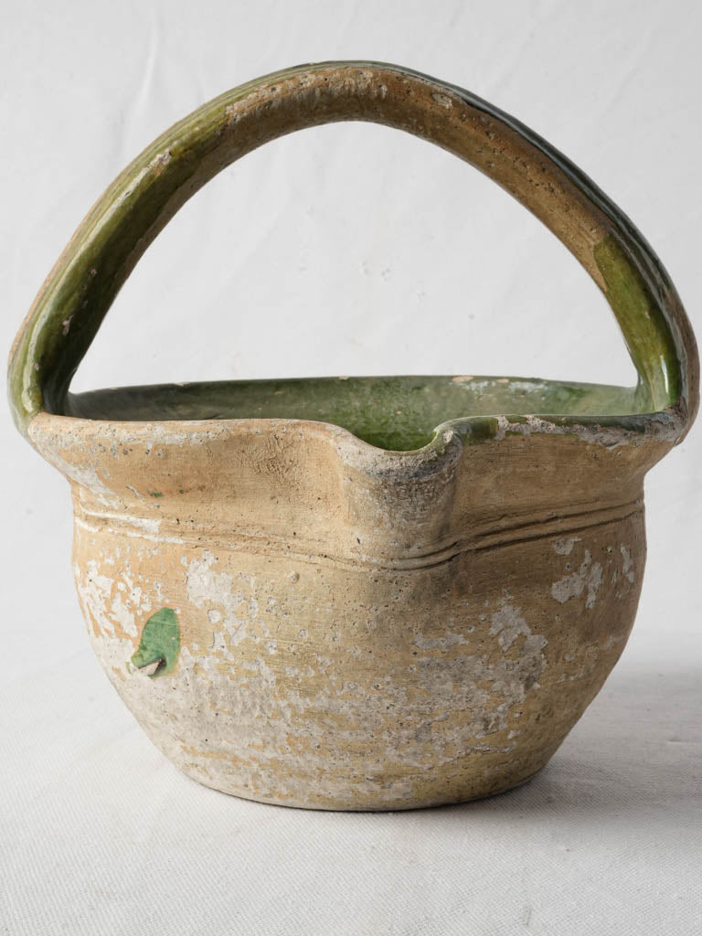 Elegant vintage farmhouse utensil holder