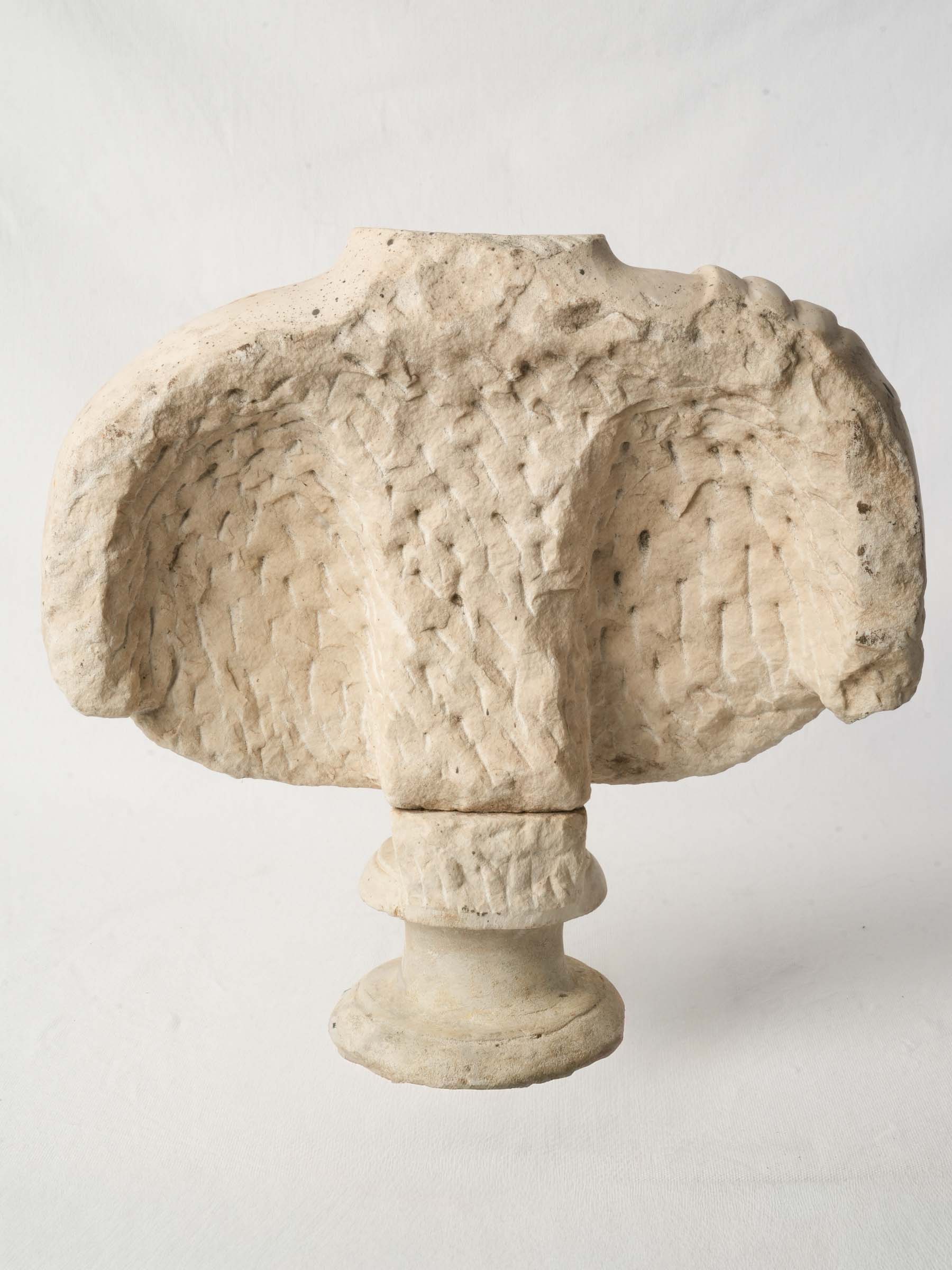 Ivory Patina Marble Bust Sculpture