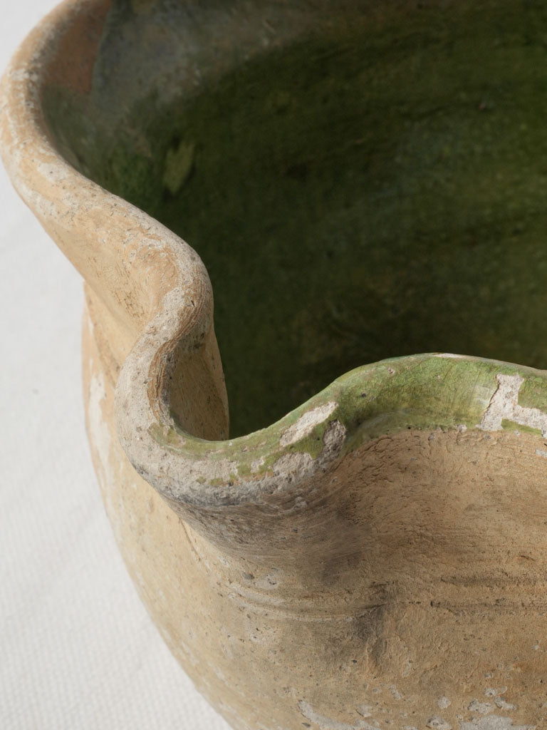 Raw unglazed finish kitchen decor