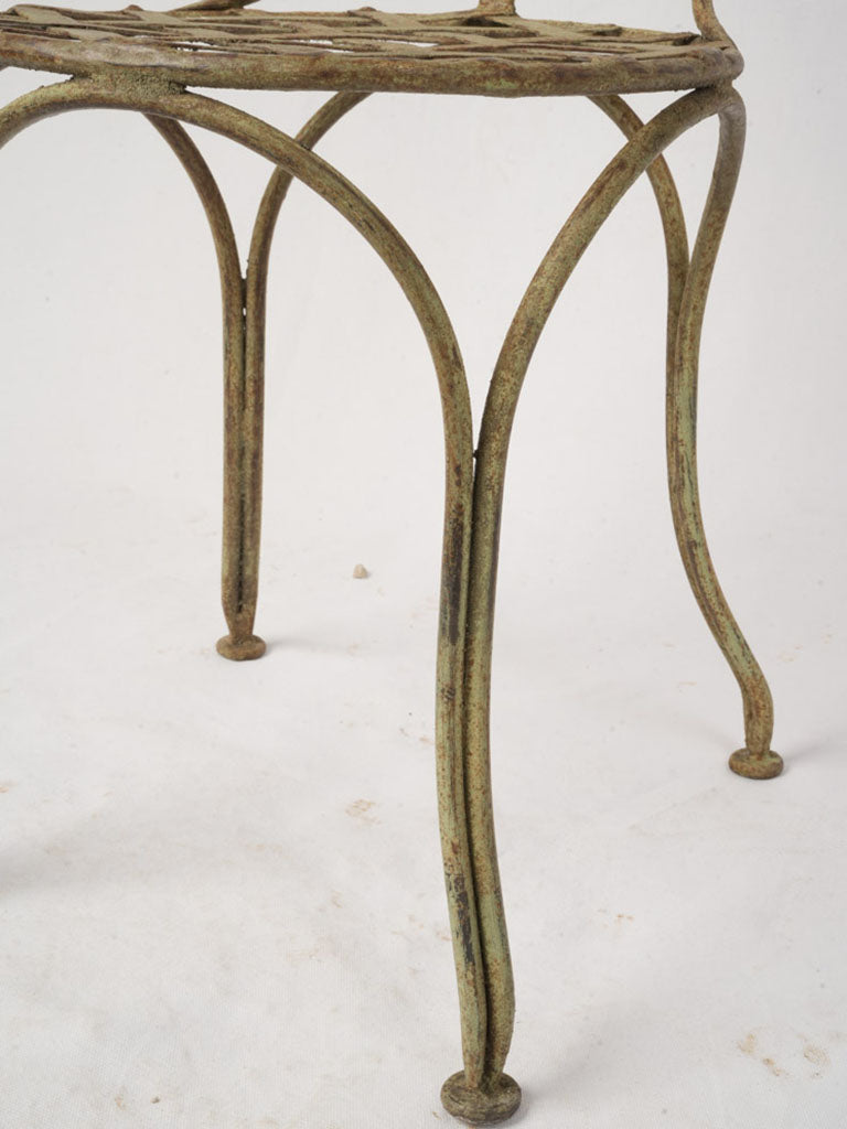 Graceful looping design metal chairs  