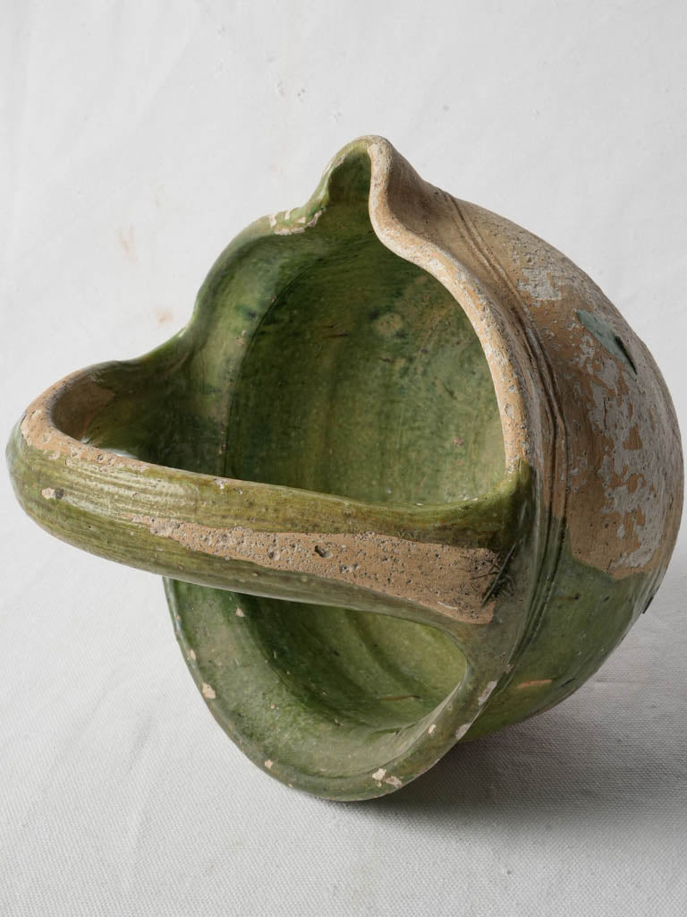 Basket-like form terracotta seille