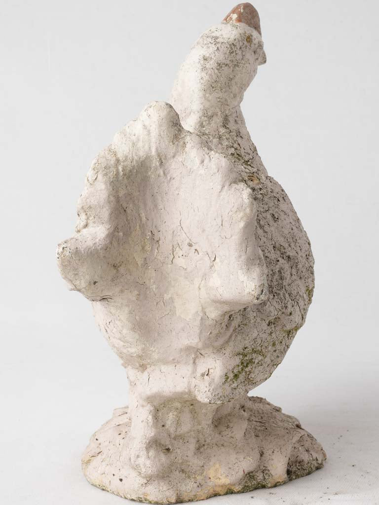 Vintage French hen garden decoration  12¼"