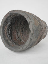 Antique French foundry smelting crucibles