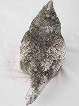 Vintage French garden decoration of a foraging hen 11¾"