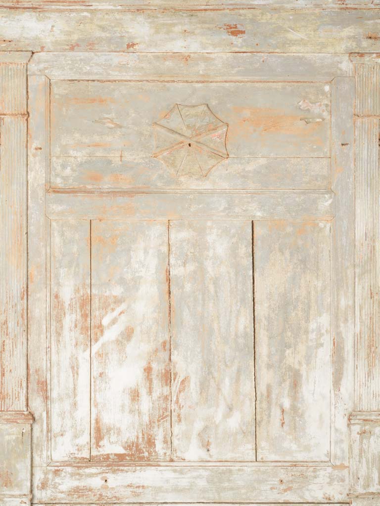 Salvaged pine Louis XVI wall decor