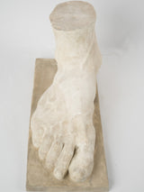 1950s vintage French plaster foot