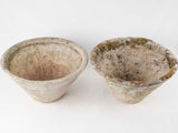 Pair of conical planters - Willy Guhl 21¾"