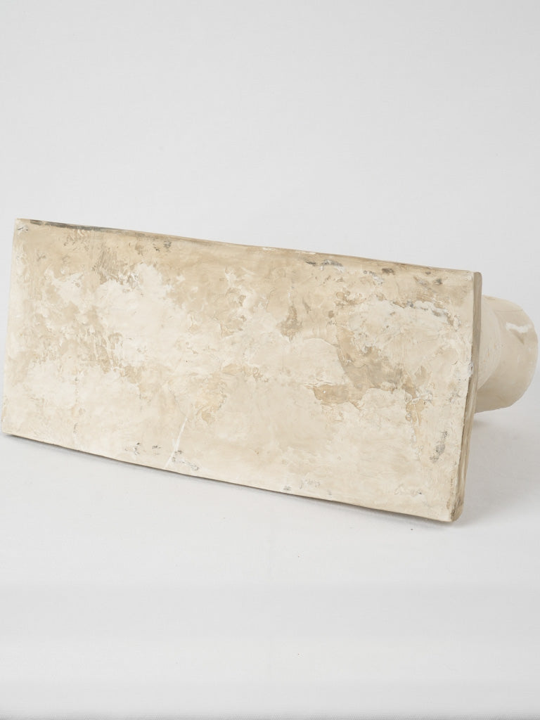 Antique-inspired large French plaster foot
