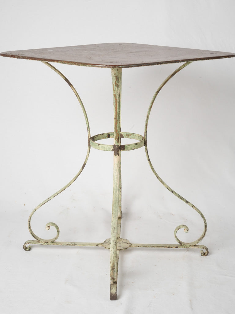 Classic French flair square garden table