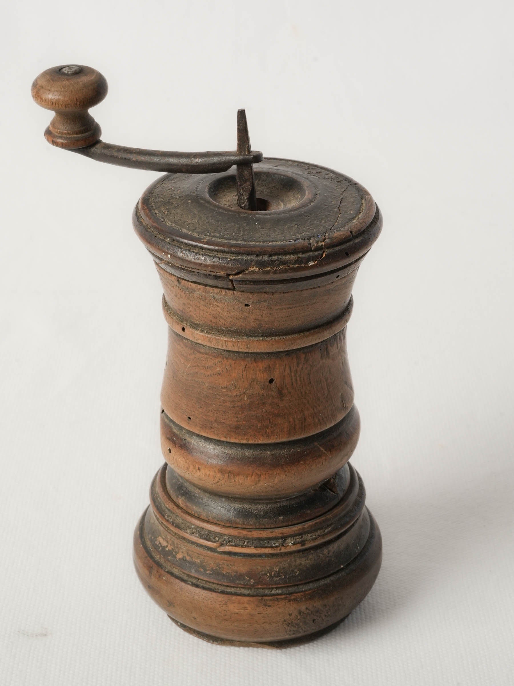 Rustic wooden treen grinder