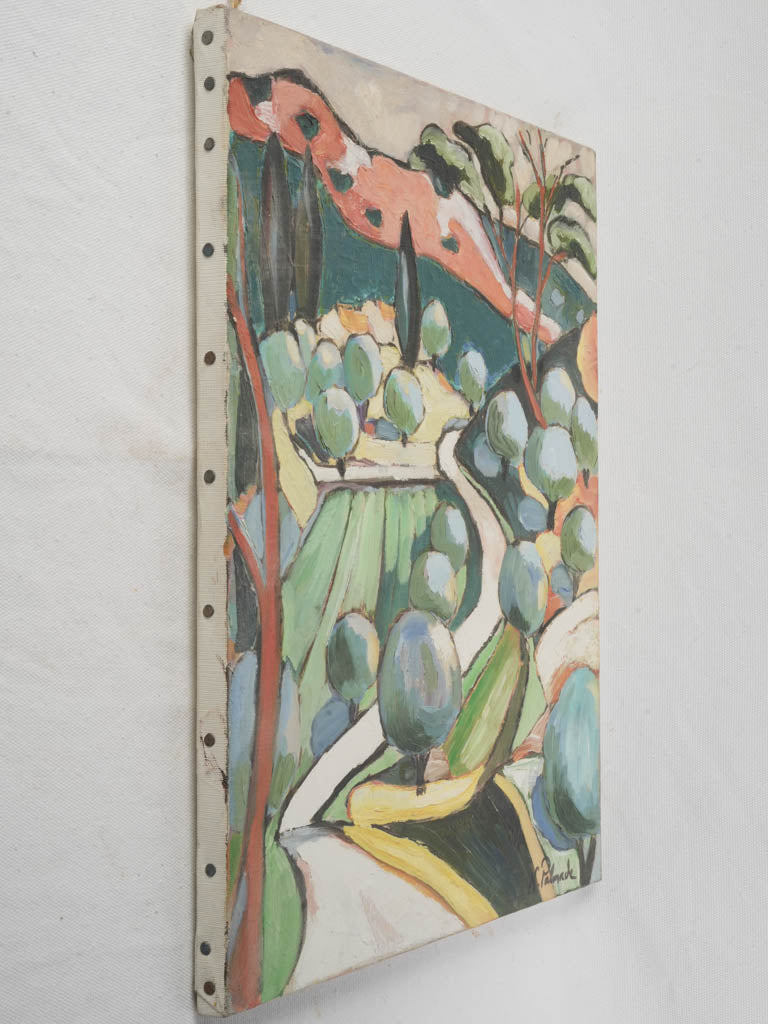 Oil lively modern artwork