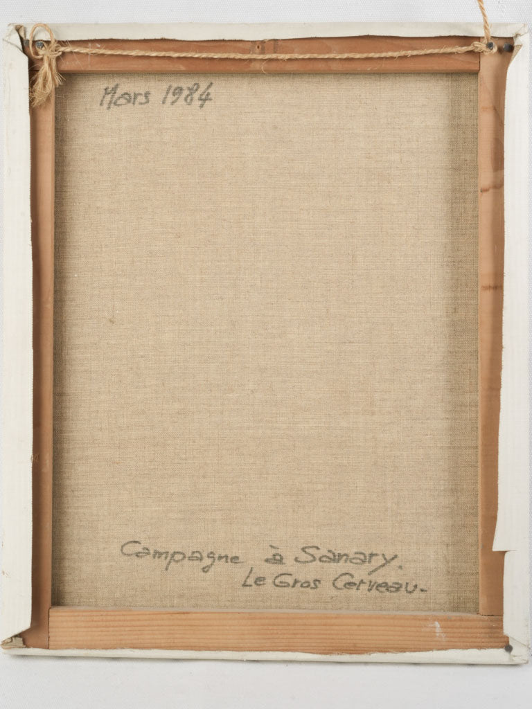 Signed joyful Provence painting