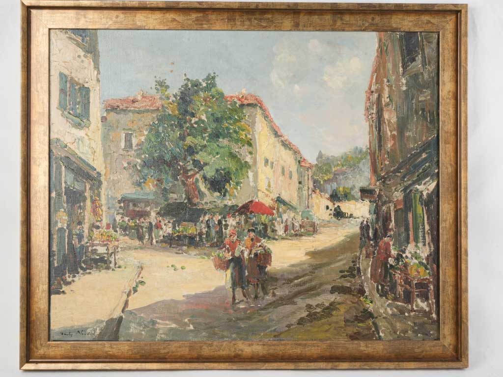 Vivid colors oil painting