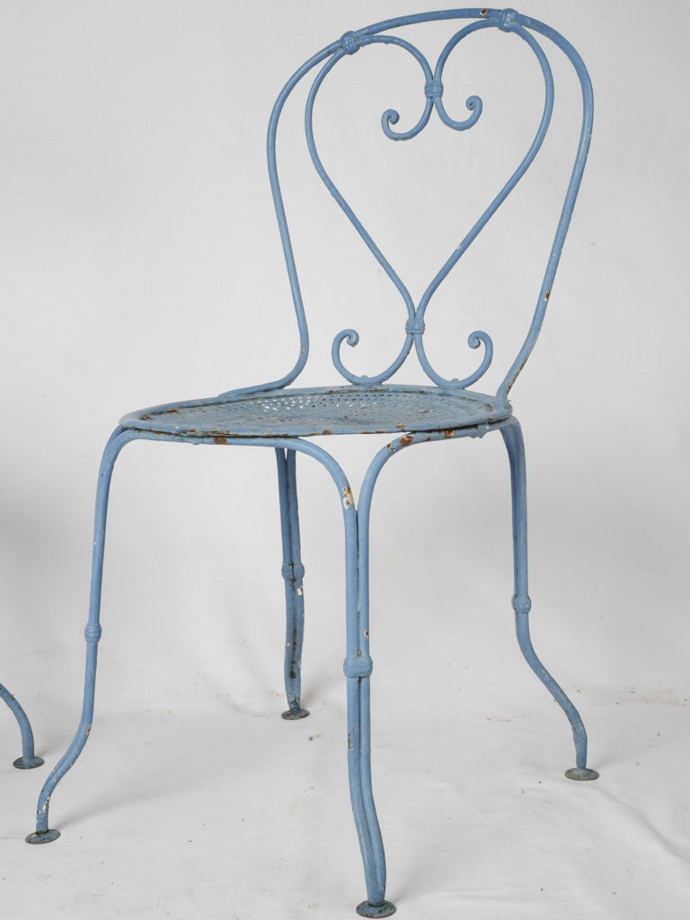 Painted elegant 1900s patio chairs