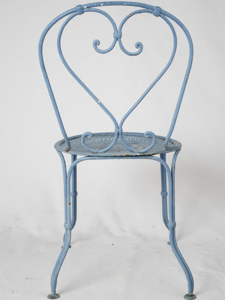 Charming antique heart-shaped chair set