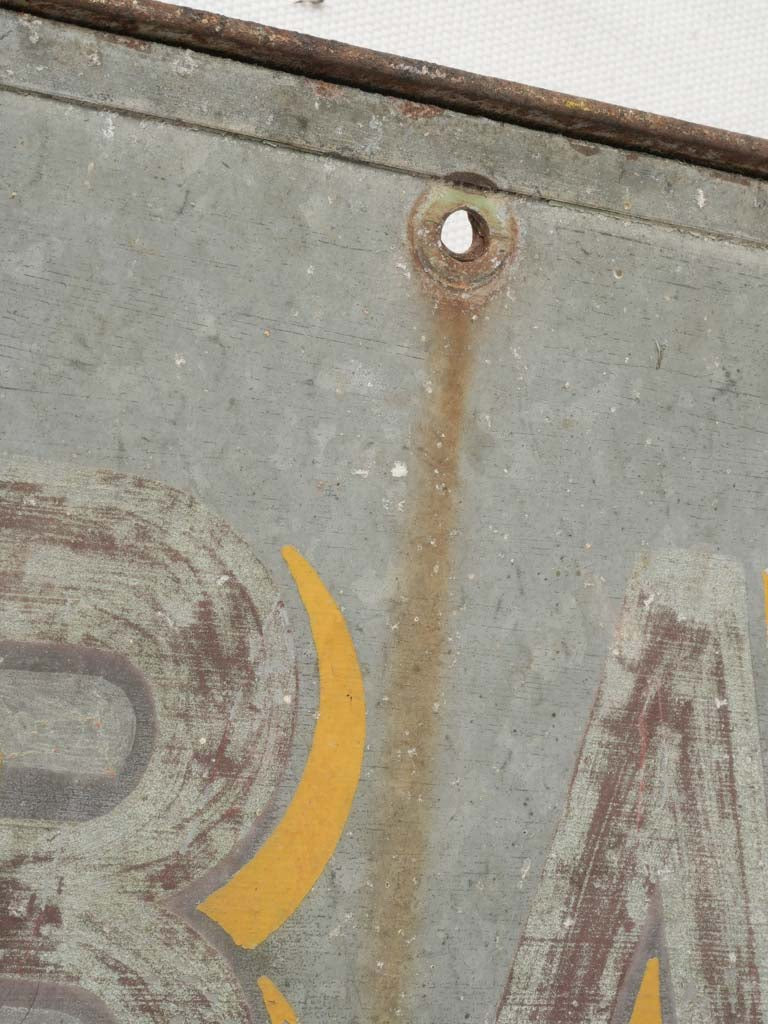 Industrial style French shop sign  