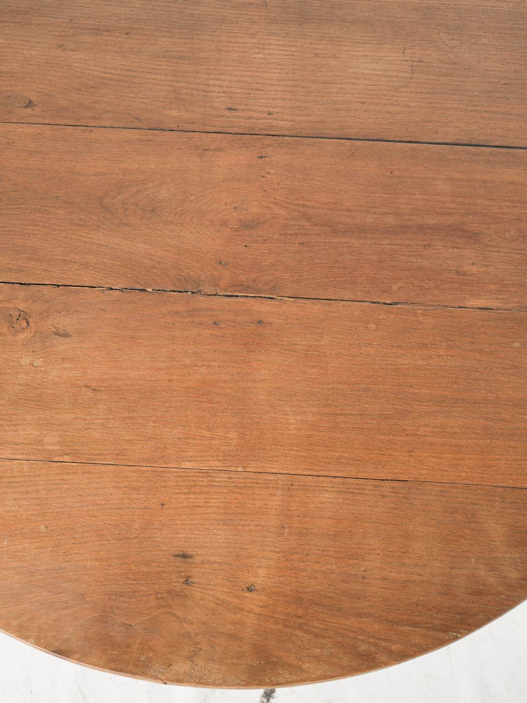 Early 20th-Century French Oak Winegrower’s Tilt-Top Table - 27¼" x 39½"