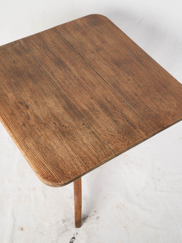 Warm timeworn patina side table  