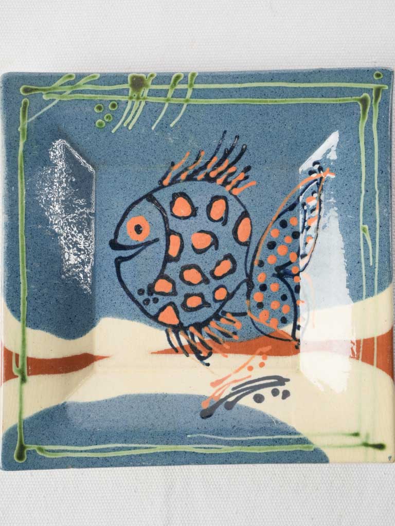 Vintage French pottery catchall  