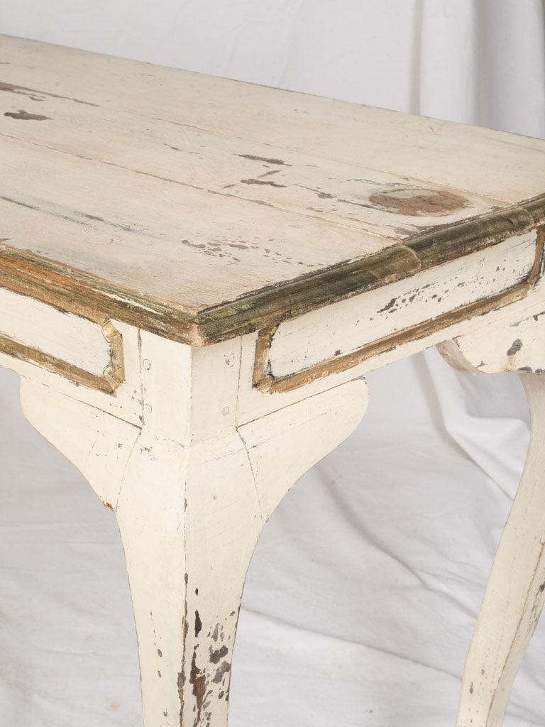 20th-century graceful console table