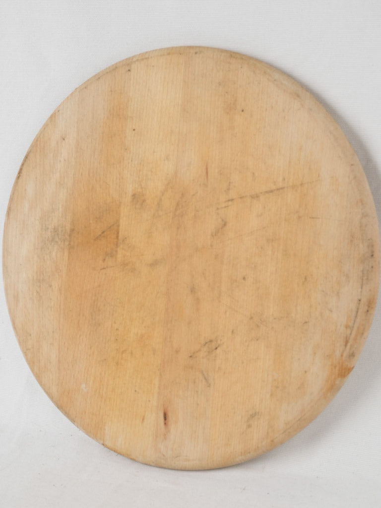 Traditional round farmhouse serving platter