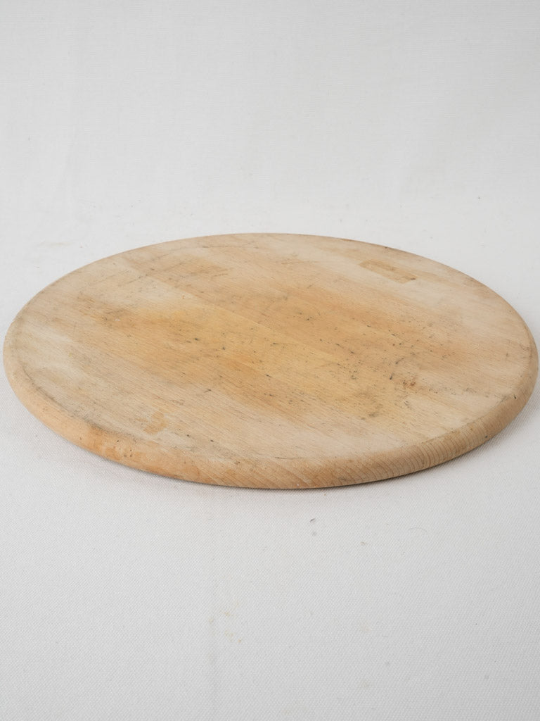 Timeless large wooden pizza board