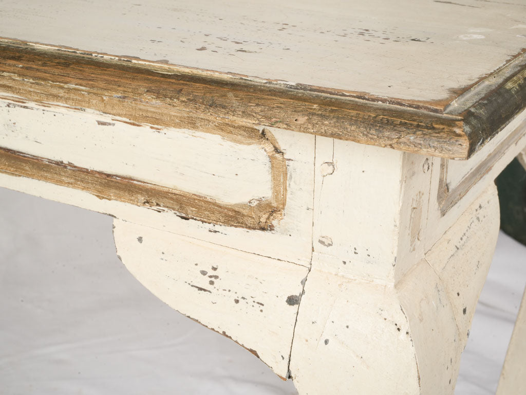 Traditional wooden console table
