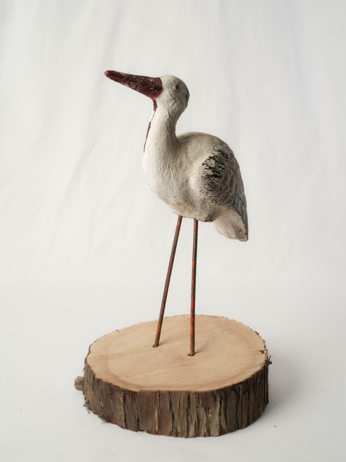 Hand-painted rustic garden ornament  