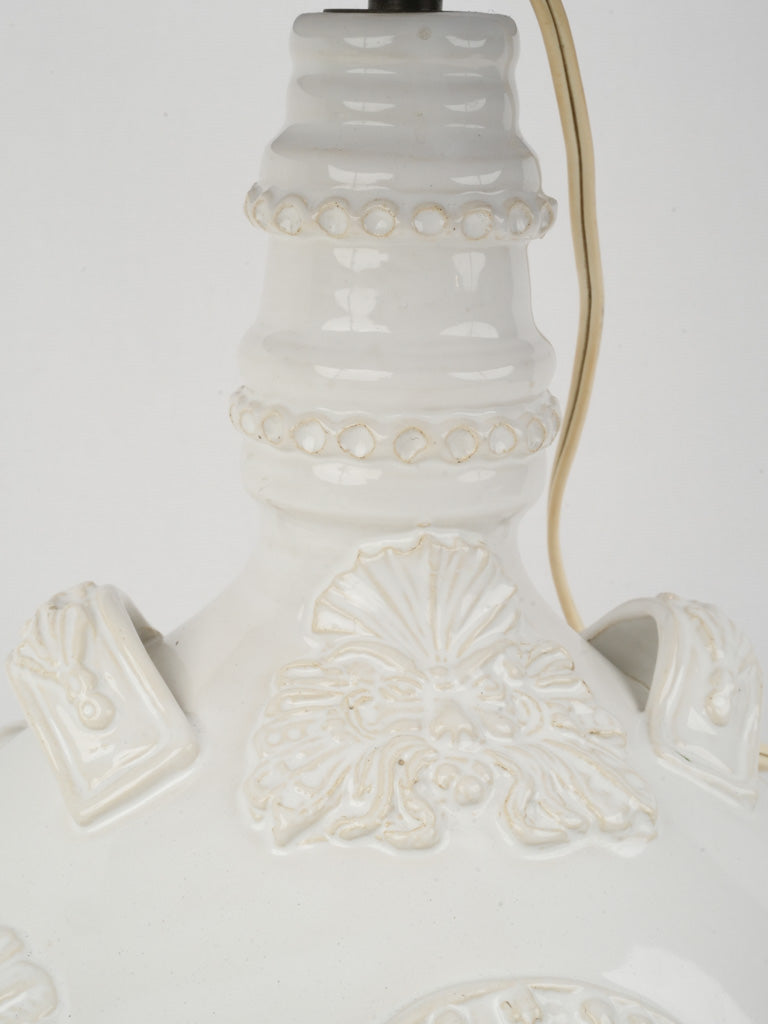 Intricate French Heraldry Bedside Lamp