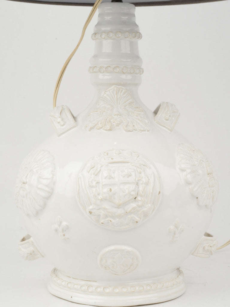 Ornamental French Faïence Table Lamp