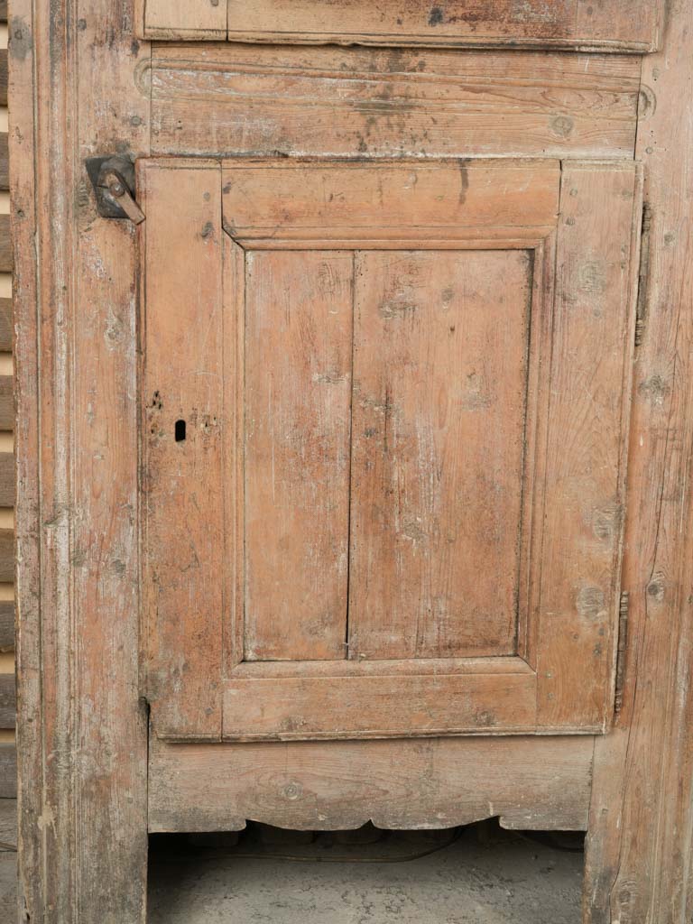 Cozy vintage French pantry cabinet