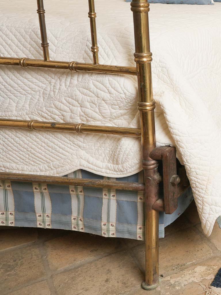 Pair of Single Brass Bedframes - Napoleon III