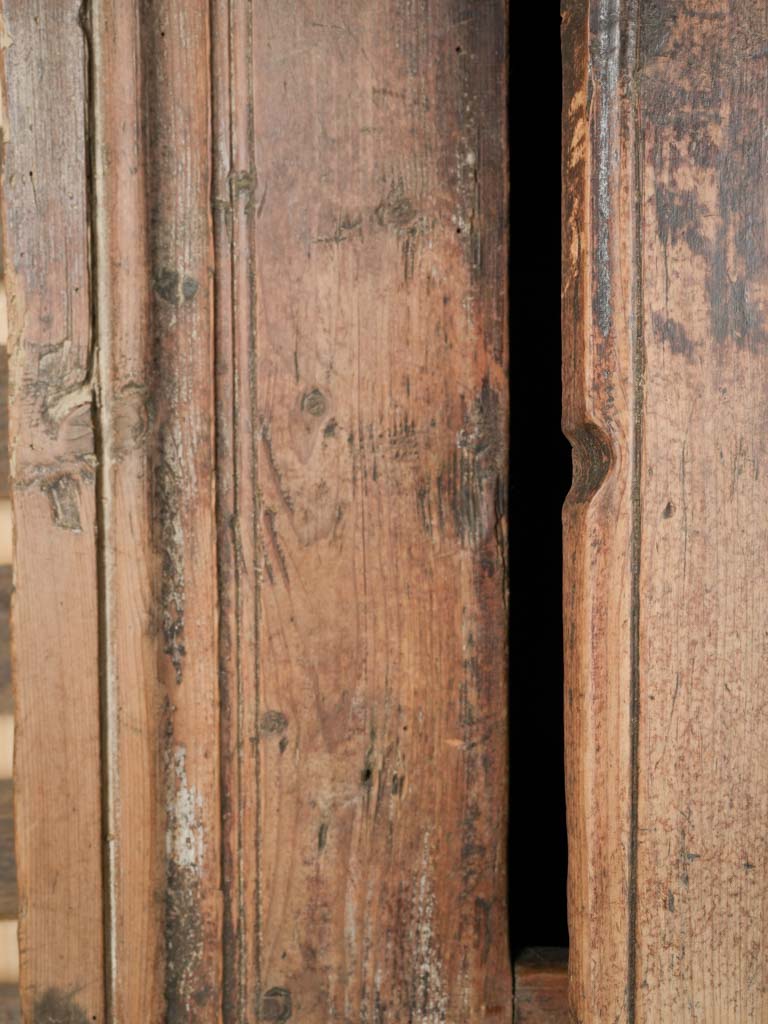Antique Alpine mountain pantry cabinet