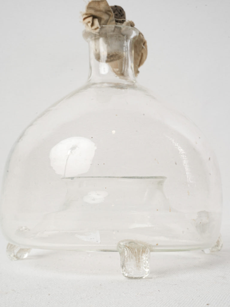 Rustic 19th-century candle holder  