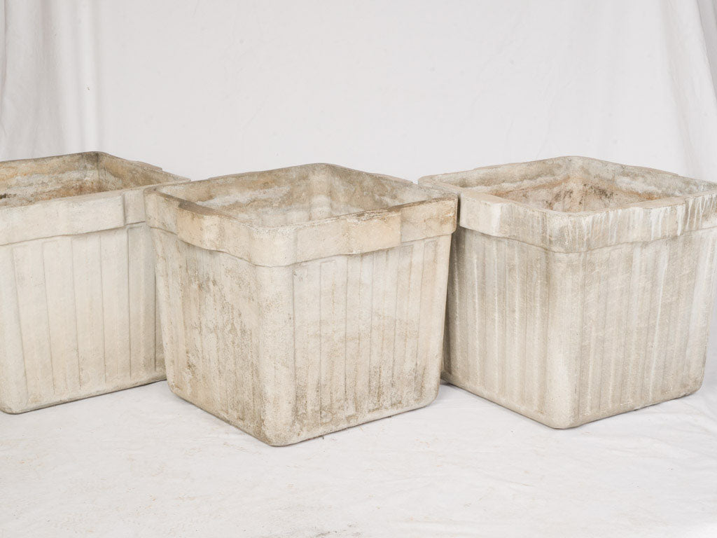 Patina-rich Swiss design planters  