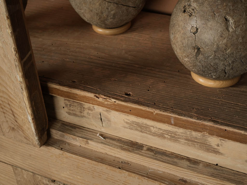 Authentic 1800s French pine bookcase