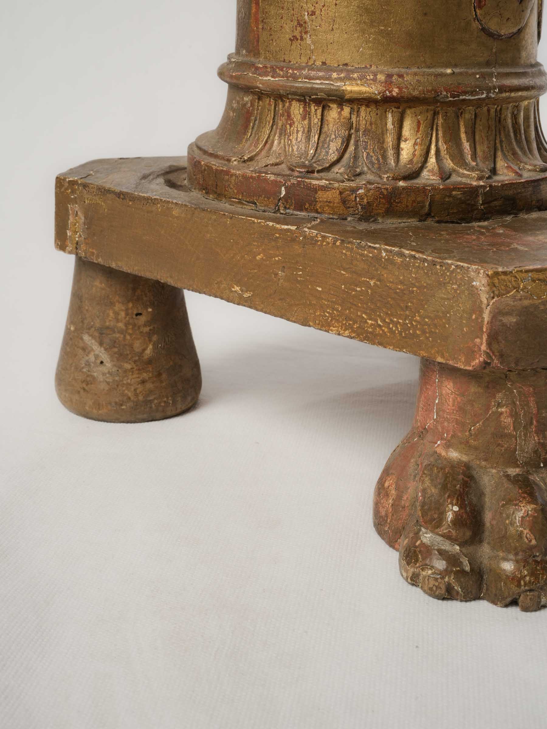 Vintage altar setting piece