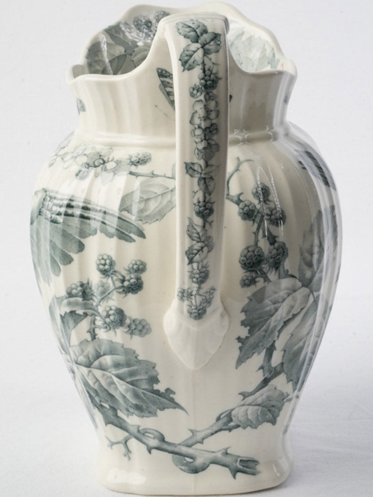 Baluster form English jug