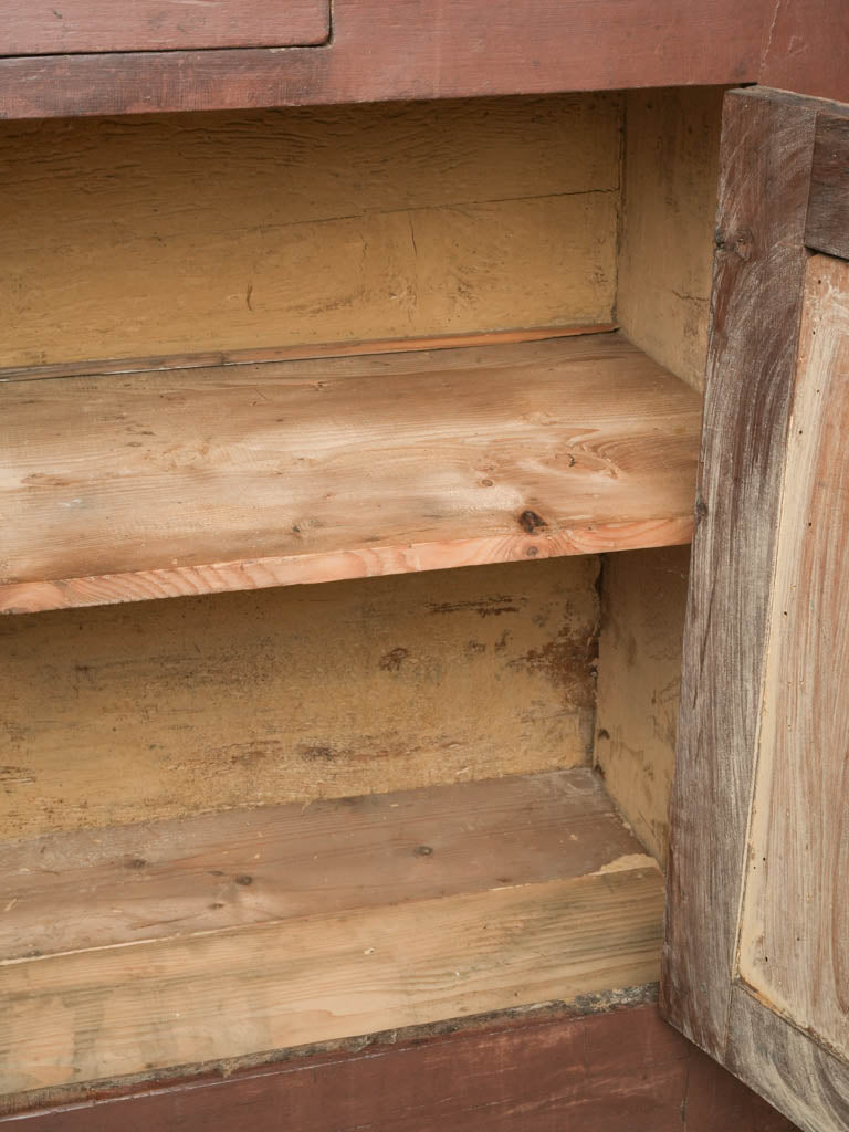 Patina-rich rectangular cabinet