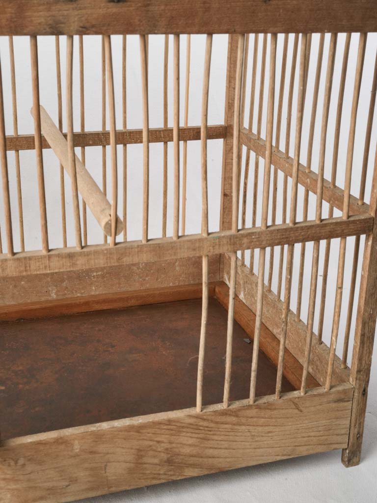 Gently patinaed rustic cage  