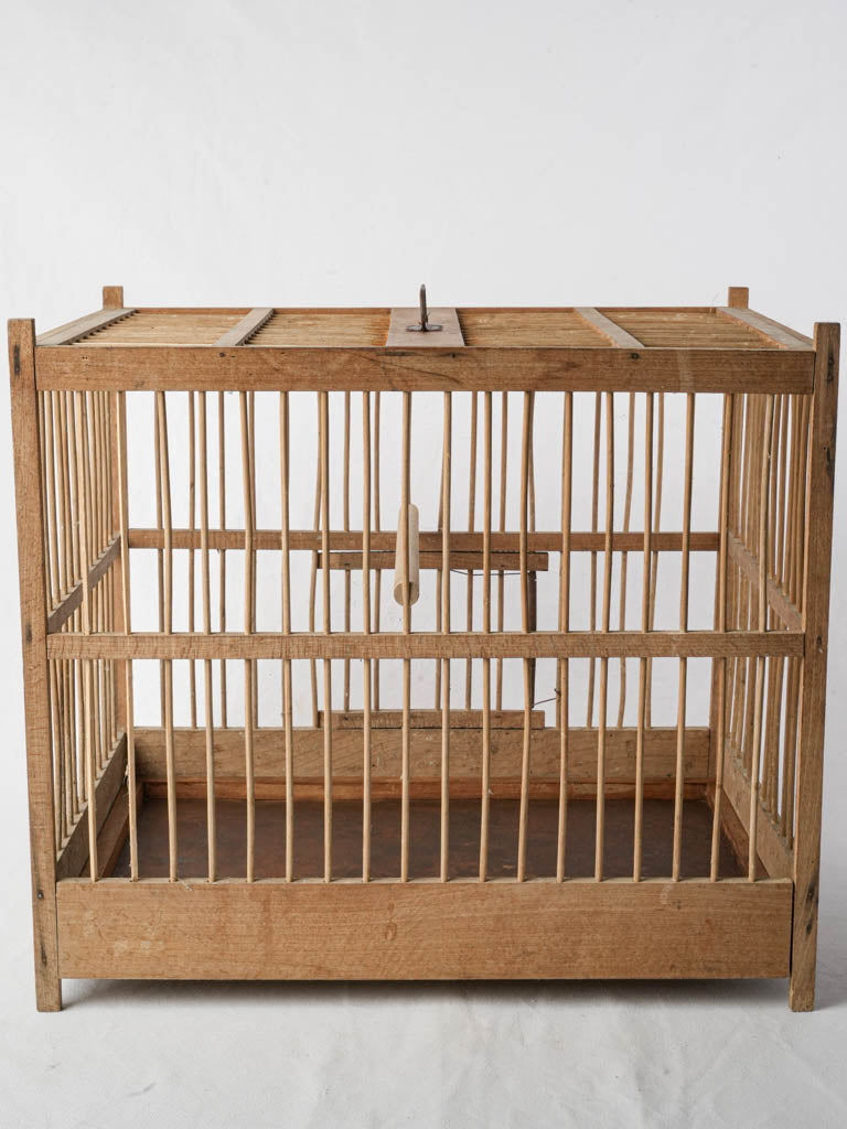 Natural finish French cage  