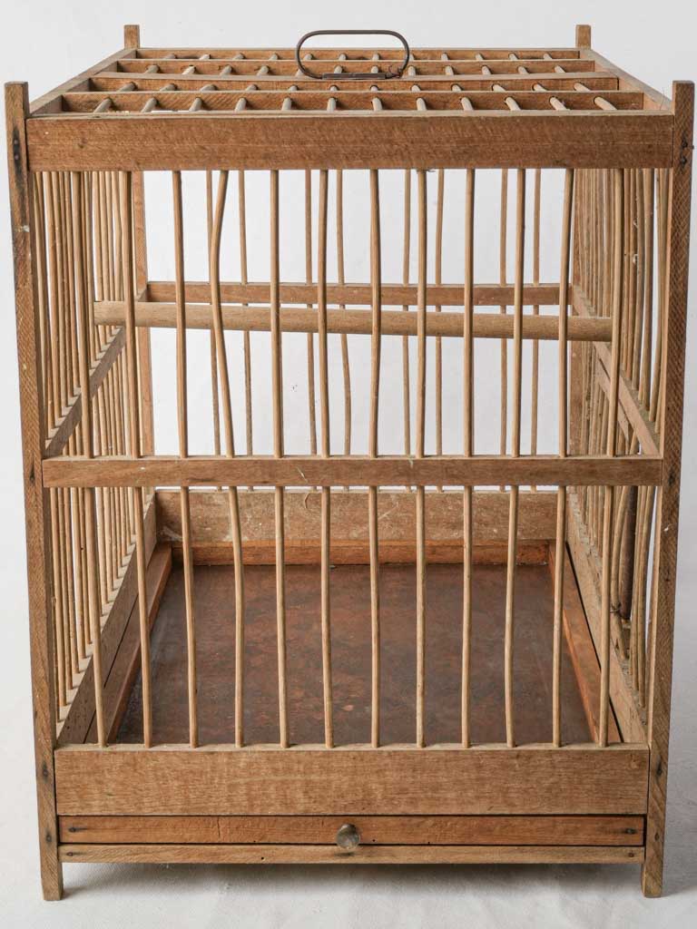 Whimsical French wooden cage  