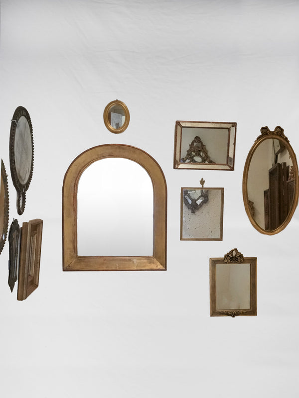 Vintage French Lead-Framed Mirrors