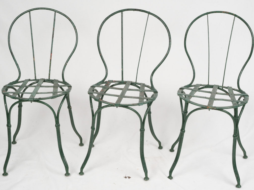 Stylish outdoor wrought iron seating